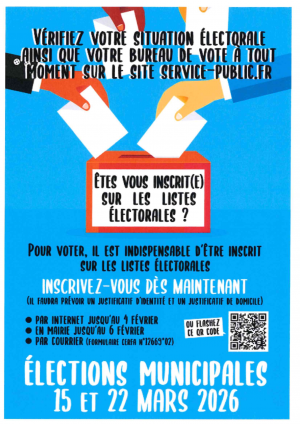 INFO INSCRIPTION SUR LA LISTE ELECTORALE